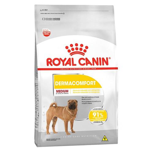 Ração Royal Canin Medium Dermacomfort para Cães Adultos ou Idosos de Raças Médias - 2,5 Kg