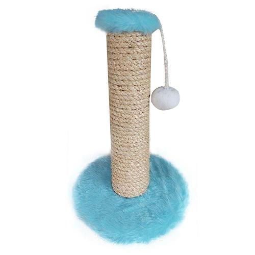Brinquedo Arranhador Sisal Pelúcia Azul - Tam. M