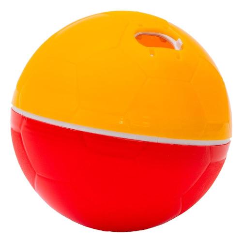 Brinquedo Amicus Crazy Ball Vermelho e Amarelo para Cães e Gatos - Tam. P