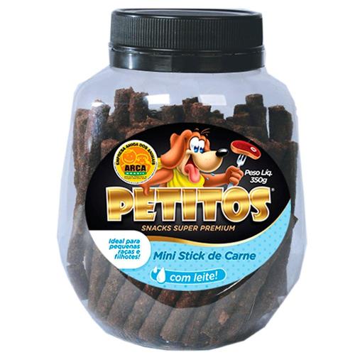 Stick Petitos para Cães Adultos Sabor Carne e Leite - 350g