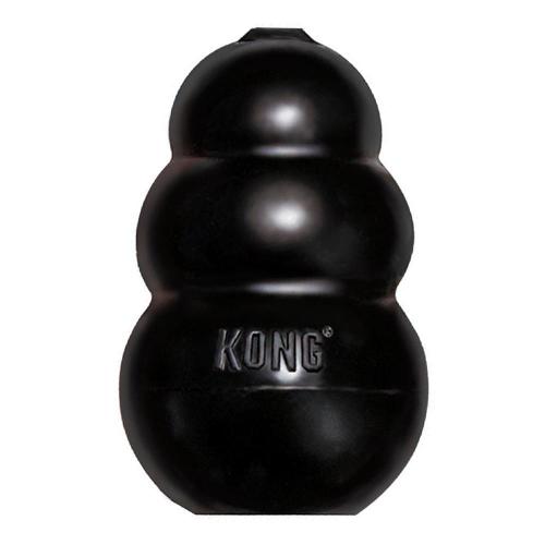Brinquedo Interativo KONG Extreme UKK com Dispenser Preto para Ração ou Petisco - Tam. EG