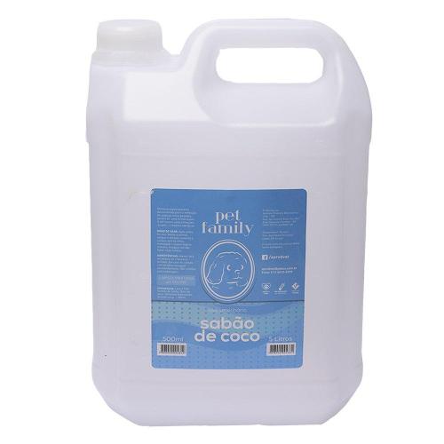 Sabonete Líquido Pet Family Coco para Cães e Gatos - 5 Litros