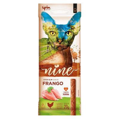 Bifinho Spin Pet Nine Stick Sabor Frango para Gatos - 20 g