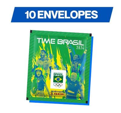 COMITE OLIMPICO DO BRASIL 2024 - Kit Com 10 Envelopes