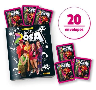 DOS ROSA - Álbum Capa Cartão + 20 Envelopes