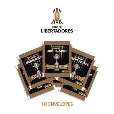 CONMEBOL LIBERTADORES STK 2025 - Kit Com 10 Envelopes