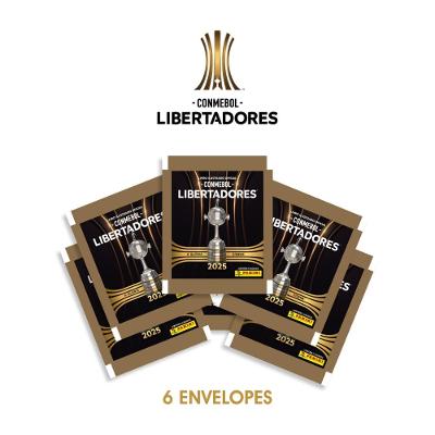 CONMEBOL LIBERTADORES STK 2025 - Kit Com 6 Envelopes