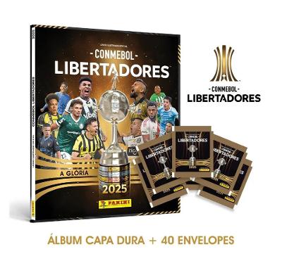 CONMEBOL LIBERTADORES STK 2025 - Álbum Capa Dura + 40 envelopes
