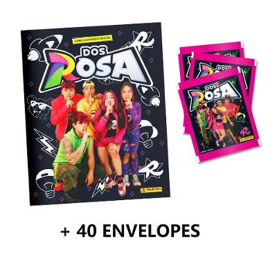DOS ROSA - Álbum Capa Cartão + 40 Envelopes