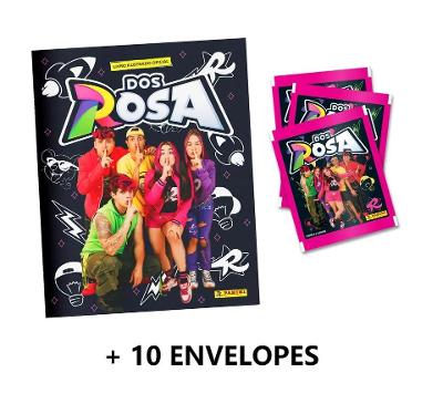 DOS ROSA - Álbum Capa Cartão + 10 Envelopes