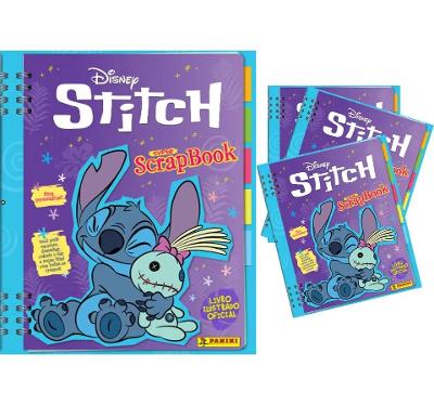 Kit Stitch - Super Scrapbook - Álbum Capa Cartão + 6 envelopes