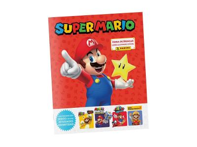 SUPER MARIO -  Álbum Capa Cartão