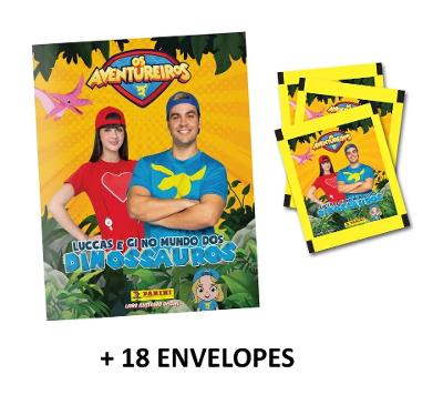 LUCCAS NETO - Álbum Capa Cartão + 18 Envelopes