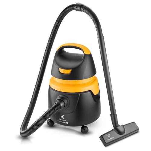 Aspirador de Pó e Água Electrolux Acqua Power AQP20 1400W 10L com Conjunto de Acessórios e Rodas 360° - Amarelo/Preto