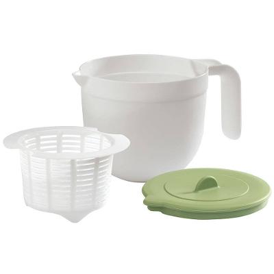 Preparador de Queijos Ghidini Vera em Plástico - Branco/Verde