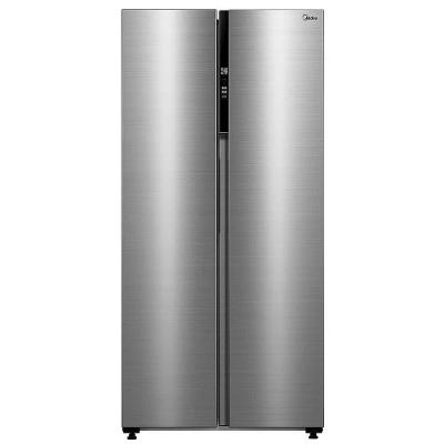 Geladeira Midea Side by Side MDR-S598FGA041 Frost Free com Painel Touch, Função Turbo e Conectividade Via App- Cor Inox Claro - 442 litros