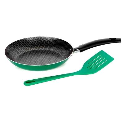 Frigideira Color Pop Multiflon com Espátula Verde - 20cm