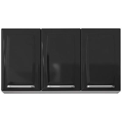 Armário Aéreo Triplo Itatiaia Luce com 3 Portas e 2 Prateleiras - 105cm de largura