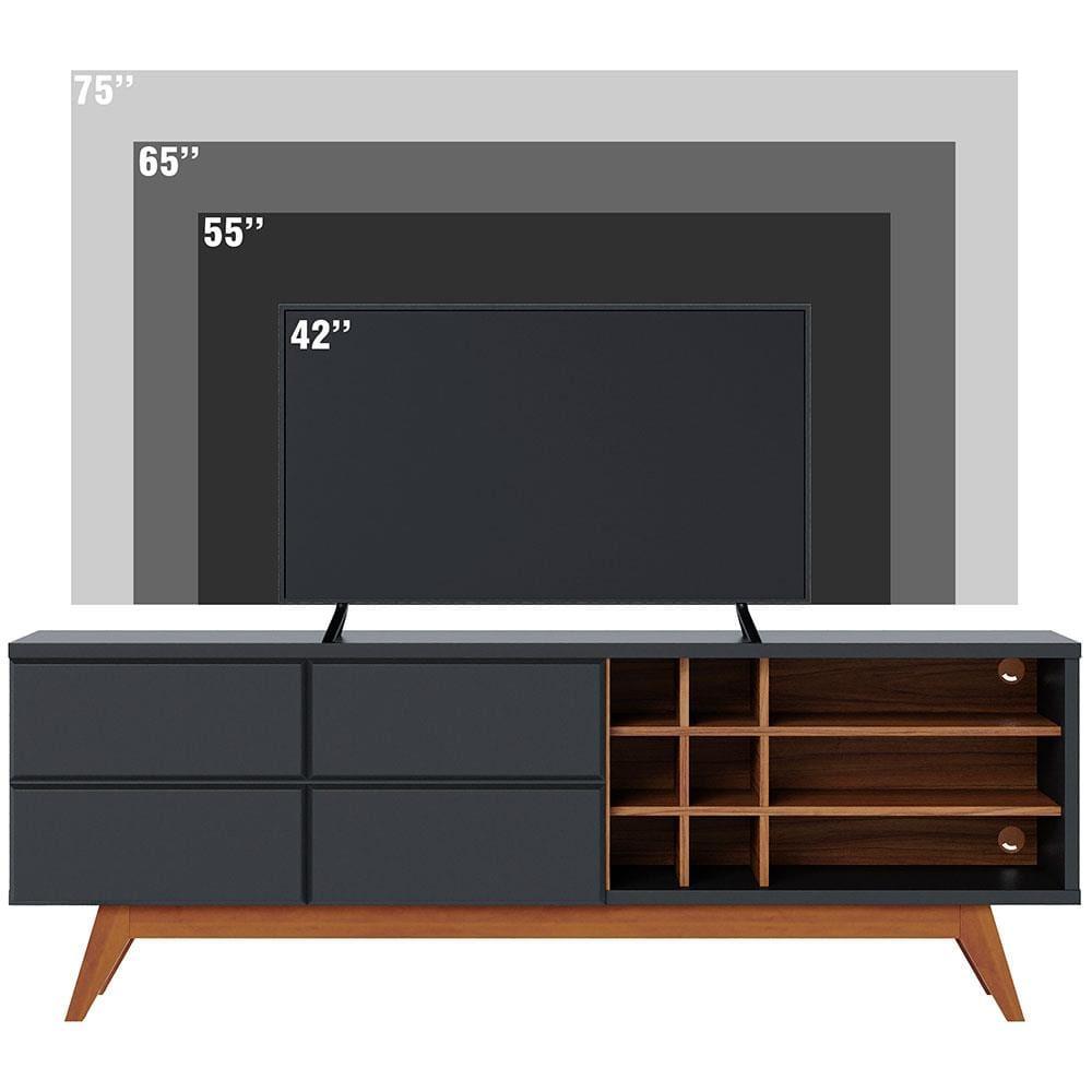 Rack Colibri Noronha com 180 cm de Largura, Ideal para TV de Até 70” - 4