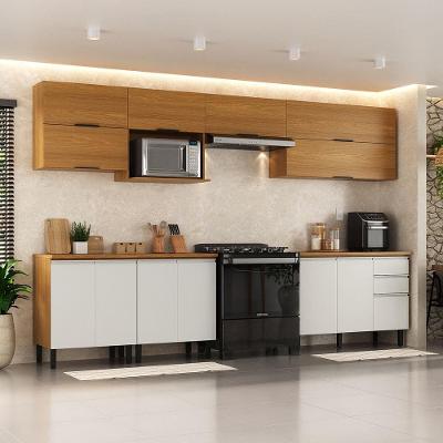 Cozinha Completa Itatiaia Ideale 7 peças com 13 portas, 2 gavetas e 7 prateleiras – 340 cm de largura