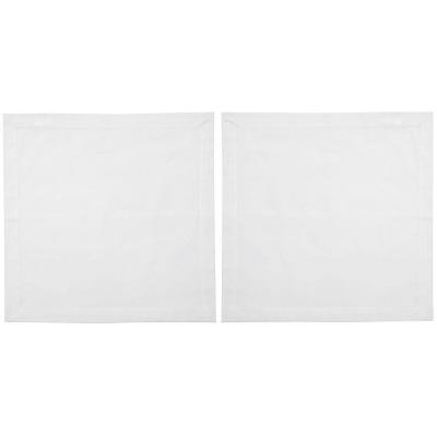 Conjunto de Guardanapos Wolff Mesa Ponto Ajour em Algodão Branco - 2 Peças