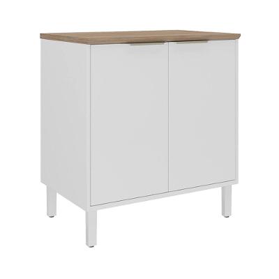 Balcão Duplo Itatiaia Renova com 2 Portas, 1 Prateleira e 80cm de Largura – Branco Neve