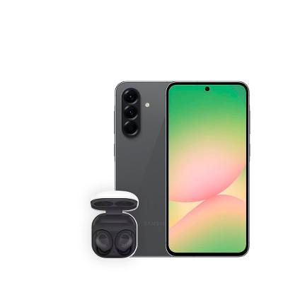 Smartphone Samsung Galaxy A56 5G Preto 256GB, 8GB RAM, Câmera Tripla 50MP, Tela Super AMOLED 6.7", IP67, NFC e Recursos AI + Galaxy Buds FE - Grafite