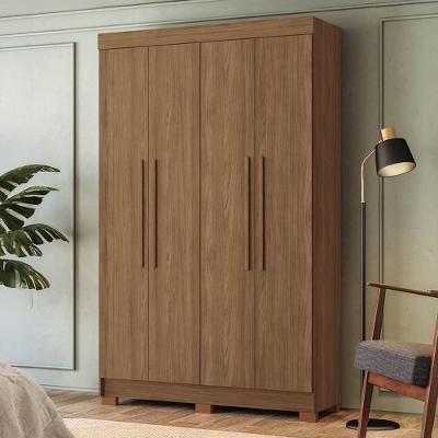 Guarda-Roupa Solteiro Santos Andirá Sarandi com 4 Portas, 2 Gavetas e 4 Prateleiras - 130cm de largura