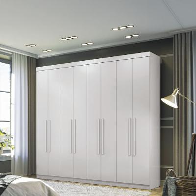 Guarda-Roupa Casal Santos Andirá Master New com 8 Portas, 4 Gavetas e 10 Prateleiras – 238,8cm de largura