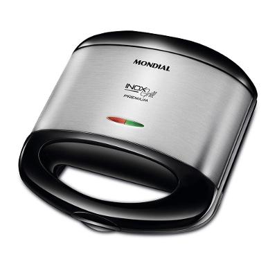 Sanduicheira Mondial Grill S-07 - Preto/Inox