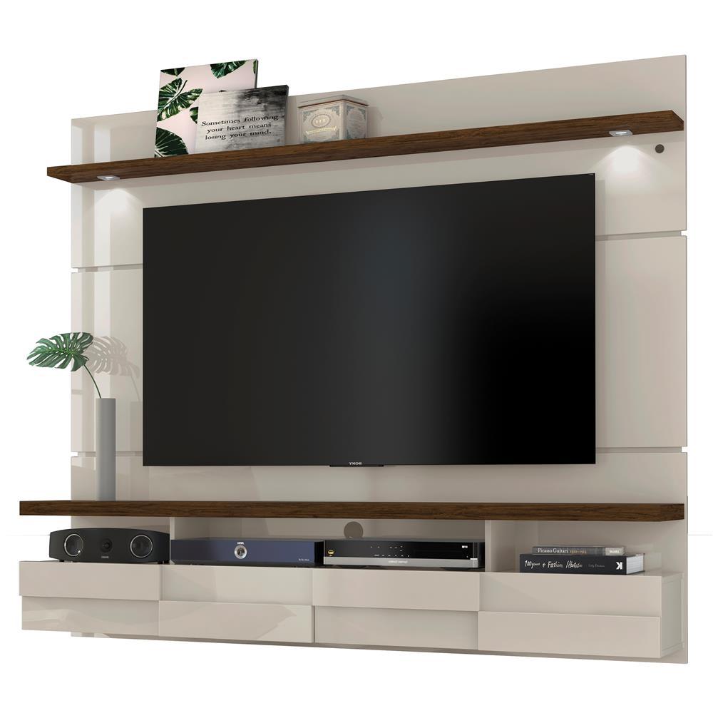 Painel com Bancada Suspensa Madetec Lana com 1,82 cm de Largura, Ideal para TV de Até 60” - 4