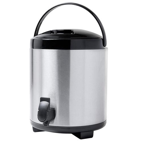 Garrafa Térmica com Torneira Brinox 1387/101 Inox/Preta – 7,2 L
