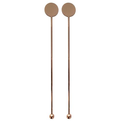 Conjunto de Misturador para Drinks Fracalanza 26282 em Aço Inox Cobre - 2 Peças
