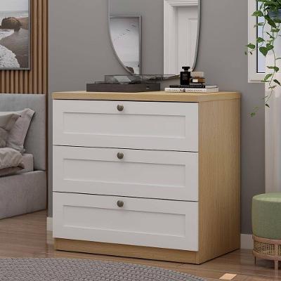 Cômoda Genialflex Infinity com 3 Gavetas e 79 cm de Largura