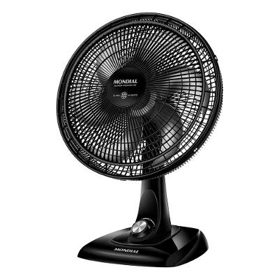 Ventilador de Mesa 40cm Mondial Super Power VSP-40-B 6 Pás 3 Velocidades - Preto
