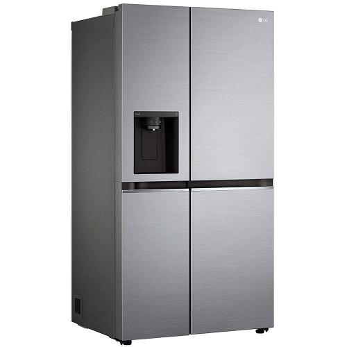 Geladeira LG Side by Side Inverter GC-L257SLP Frost Free com Tecnologia UVnano, ThinQ Aço Escovado - 611L