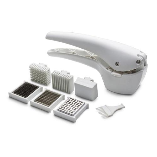 Espremedor de Alho 3 Lâminas Imeltron Acea 13012562 em ABS Branco