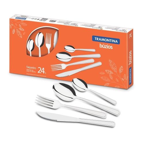 Faqueiro Tramontina Búzios Inox 23799071 - 24 peças