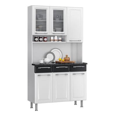 Cozinha Compacta Itatiaia Prisma com 6 Portas e 3 Gavetas - 105cm de largura
