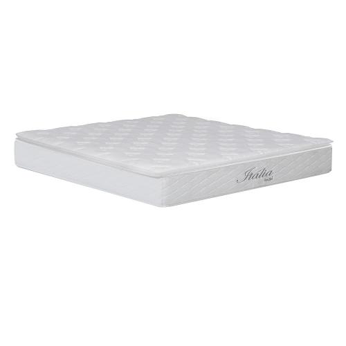 Colchão para Cama Queen Size Umaflex Itália com Pillow Top e Molas Ensacadas 26x158x198cm - Branco