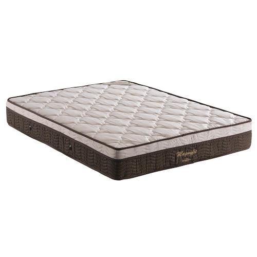 Colchão Casal Ortobom Magnyfic com Ortopillow e Molas Ensacadas 24x138x188cm - Marrom/Bege