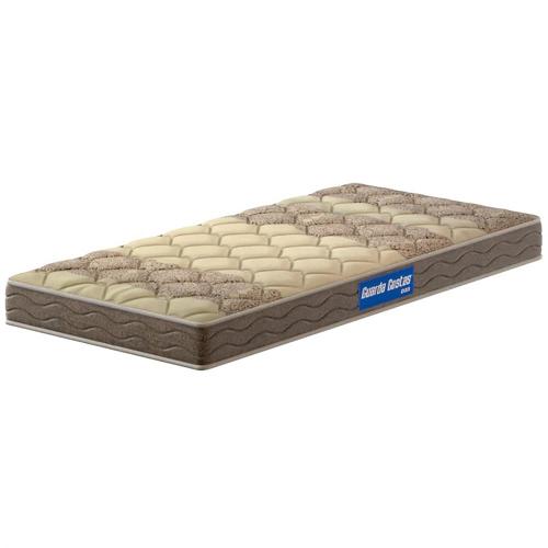 Colchão de Solteiro Probel Guarda Costas Espuma D33 17x88x188cm - Bege/Marrom