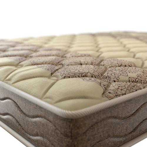 Colchão Viúva Probel Guarda Costas Espuma D28 14x128x188cm - Bege/Marrom