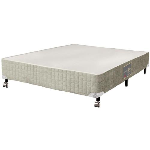 Base Box para Colchão de Casal Castor Premium Gel 39x138x188 cm - Cinza/Branco