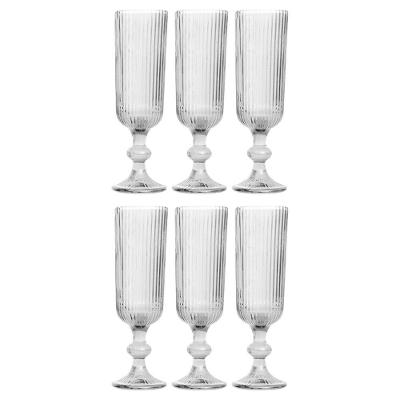 Conjunto de Taças L`Hermitage Cameratta em Vidro 160ml - 6 Peças