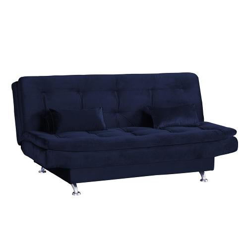 Sofá-cama Matrix Leone em Tecido Veludo Plush 180cm de Largura