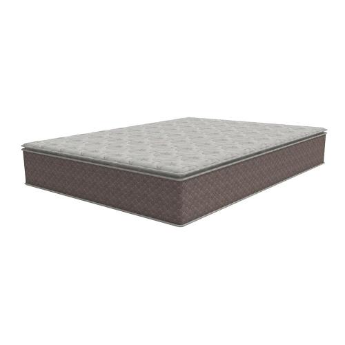 Colchão de Casal Umaflex Berlim com Pillow Top e Molas Ensacadas 30x138x188cm - Castor e Branco
