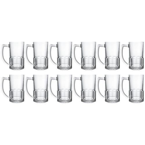 Conjunto de Canecas para Cerveja Nadir Bristol 340 ml – 12 Peças