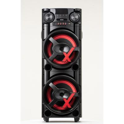 TORRE SOM 1000W AMVOX ACA1000 TWS LED DUPLO WOOFER 8 BIV
