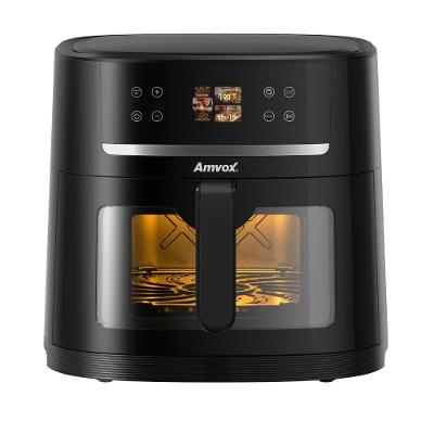 Air Fryer 8L 1700W Amvox ARF 1480 I.A Digital Antiader Timer Black 220V